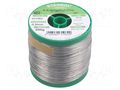Tin; lead free; Sn95,5Ag3,8Cu0,7; 0.5mm; 0.5kg; reel; 217°C; HF32 STANNOL SN955HF32/0.5/0.5