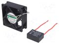 Fan: AC; axial; 230VAC; 70x70x25mm; 47.6m3/h; 30dBA; Vapo; 3800rpm SUNON MA2072HVL