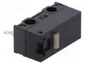 Microswitch SNAP ACTION; 1A/125VAC; 0.1A/30VDC; without lever OMRON Electronic Components D2F-01F-T