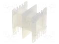 Coil former: without pins; plastic; Poles number: 2; B: 29mm WEISSER WE-1019-2S
