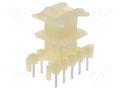 Coil former: with pins; plastic; No.of term: 10; Poles number: 2 WEISSER WE-2063V