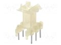 Coil former: with pins; plastic; No.of term: 6; Poles number: 1 WEISSER WE-3246V