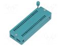 Socket: integrated circuits; ZIF; DIP40; 15.24mm; THT; demountable CONNFLY DS1044-400G