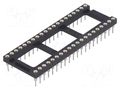 Socket: integrated circuits; DIP40; Pitch: 2.54mm; precision; THT TE Connectivity 3-1571552-2