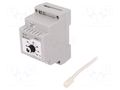 Module: regulator; NTC 47kOhm; temperature; NC,relay; TPMC; white ETRON TP-TPMC-9