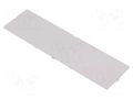 Front panel; without frame,with holder; grey ITALTRONIC IT-P05090201F.BL