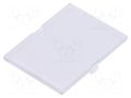 Front panel; without frame,with holder; transparent ITALTRONIC IT-P05020721F