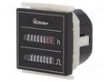 Counter: electromechanical; mechanical indicator; time/pulses KÜBLER 3.550.401.351