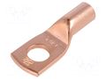 Tip: ring tube; M8; 16mm2; crimped; for cable; L: 27.5mm; copper ERGOM OCZ-016/8