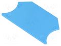 End plate; blue WEIDMÜLLER WAP2.5-10/BL