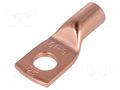 Tip: ring tube; M6; 10mm2; crimped; for cable; L: 21.5mm; copper ERGOM OCZ-010/6