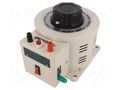 Variable autotransformer; 230VAC; Uout: 0÷260V; 3.8A; screw type BREVE TUFVASSONS KIEA4