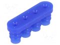 Gasket for wire; PIN: 4; 6.35mm; 1x4; Universal MATE-N-LOK TE Connectivity 794274-1