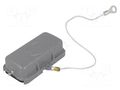 Protection cover; size 10A; Han; for latch; metal; 49.5x16mm HARTING 09200105425