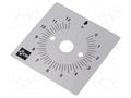 Scale for mechanical timer; Range of val: 0÷12h FAUCIGNY INSTRUMENTS S12H