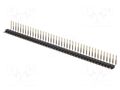 Connector: pin strips; pin header; male; PIN: 40; angled 90°; THT ADAM TECH PH1RA-40-UA