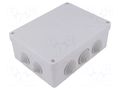 Enclosure: junction box; X: 149mm; Y: 199mm; Z: 77mm; wall mount SPELSBERG HP190-L