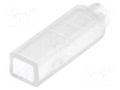 Terminals cover; female; for push-on 2,8mm connectors; ways: 1 IMP 16679W