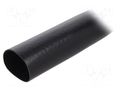 Insulating tube; PVC; black; -20÷125°C; Øint: 30mm; L: 50m; UL94V-0 SIGI PVC125-30-BK-50