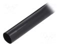 Insulating tube; PVC; black; -20÷125°C; Øint: 14mm; L: 100m; UL94V-0 SIGI PVC125-14-BK-100