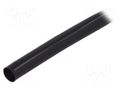 Insulating tube; PVC; black; -20÷125°C; Øint: 10mm; L: 10m; UL94V-0 SIGI PVC125-10-BK-10