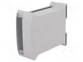 Enclosure: for DIN rail mounting; Y: 101mm; X: 45mm; Z: 119mm; grey ITALTRONIC IT-10.0002450