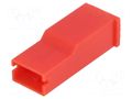 Terminals cover; female; snap fastener; ways: 1; red TE Connectivity 154719-2