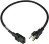 POWER CORD, NEMA5-15P/IEC, 2FT, 13A, BLACK 17041A 10 B1
