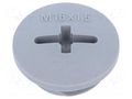 Stopper; M16; 1.5; IP68; polyamide; dark grey; SKINDICHT®; 7mm LAPP BLK-GL-M16+O-R7001