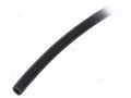 Insulating tube; PVC; black; -20÷125°C; Øint: 1mm; L: 10m; UL94V-0 SIGI PVC125-1-BK-10