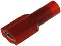 TERMINAL, FEMALE DISCONNECT, 0.25", CRIMP, RED FDI18-250Q