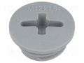 Stopper; M12; 1.5; IP54; polyamide; dark grey; SKINDICHT®; 6mm LAPP BLK-GL-M12-R7001