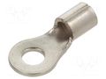 Tip: ring; M4; 3÷6mm2; crimped; for cable; non-insulated; copper TE Connectivity 323061