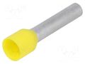 Tip: bootlace ferrule; insulated; copper; 6mm2; 18mm; tinned WEIDMÜLLER H6.0/26D/YE