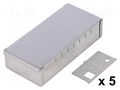 Enclosure: shielding; X: 50mm; Y: 106mm; Z: 26mm; steel TEKO 373.16