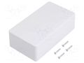 Enclosure: multipurpose; X: 70mm; Y: 125mm; Z: 39mm; COFFER; ABS; grey TEKO COFFER2.5