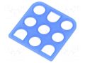 Profile gasket; PIN: 9; 6.35mm; 3x3; Universal MATE-N-LOK TE Connectivity 794277-1