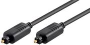 Toslink Cable 5 mm, 2 m, black - Toslink male > Toslink male, ø 5 mm 50565