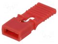 Connector: pin strips; jumper; female; 2.54mm; 1x2; red NINIGI JUMPER-H/R