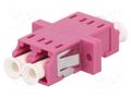 Connector: fiber optic; socket,coupler; multi mode duplex (MM) LOGILINK LOG-FA02LC4