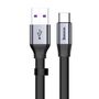 Baseus Simple flat cable USB cable / USB Type C SuperCharge 5A 40W Quick Charge 3.0 QC 3.0 23cm gray (CATMBJ-BG1), Baseus 6953156293427 6953156293427