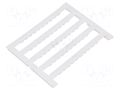 Marker; white; 5mm; Marking: for labelling by user WEIDMÜLLER DEK5-NEUTRAL
