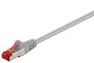 CAT 6 Patch Cable S/FTP (PiMF), grey, 0.5 m - copper conductor (CU), halogen-free cable sheath (LSZH) 50885