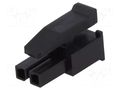 Connector: wire-wire; plug; female; Micro MATE-N-LOK; 3mm; PIN: 2 TE Connectivity 1445022-2