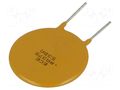 Fuse: PTC polymer; 3.75A; THT; 10.2mm; Ø0.81x7.6mm ECE RA375-60