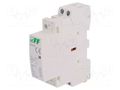 Contactor: 2-pole installation; 25A; 230VAC; NO x2; IP20; -25÷50°C F&F ST25-20