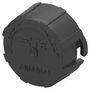 DUST CAP, 3POS, PIN CONN, BLACK 2363703-1.