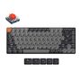 Keychron K3 LED Red Switch Wireless Low Profile Keyboard (Gray) [K3X-A1]., Keychron K3X-A1