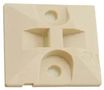 CABLE TIE MOUNT, 4-WAY, 25MML X 25MM W, NYLON, PK100, BLACK CTB1X1BKA-C