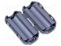 Ferrite: two-piece; on round cable; A: 25mm; B: 20mm; C: 5mm; plastic TDK ZCAT1325-0530A-BK